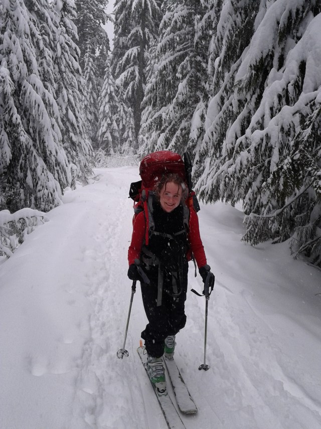 Miki is a trooper. This is what her smile looks like when it is still genuine.