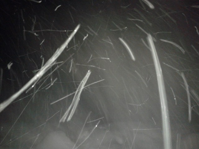 Visibility was "poor". Wits and instincts were "awesome".